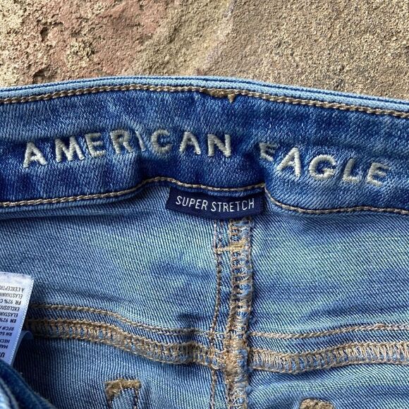 American Eagle Super Stretch Hi-Rise Jegging Crop Jeans Size 00 - Picture 5 of 13